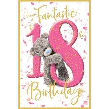 Fantastic 18th Birthday Photo Finish Me to You Bear Card Image Preview